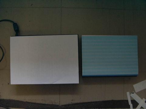 右が535E。B5サイズジャストです。左はA4サイズジャストのPS/55note C23V。