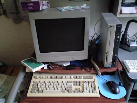 デスクでの納まり(ModelM)