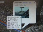 マウスをカメラ位置に持っていくと、先ほどのGPS情報も表示されます。