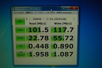 ベンチ測定。うーん、どうなんですかね??
