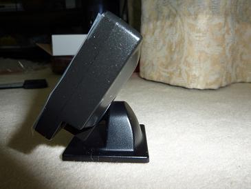 後ろは、これくらい倒れます。