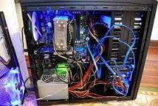 ケーブルつないでみる。かなりワシャワシャしている・・・