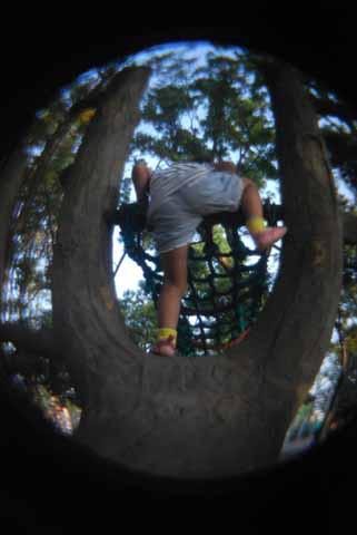 降りるところも冒険!!