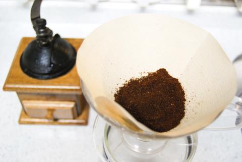 さっそく挽いてミル。。。めちゃくちゃいい香り!!