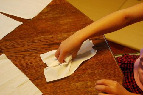 それをキュッと包みます