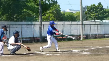 第1打席ファール