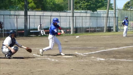 第3打席センターフライ