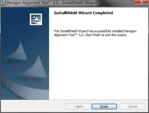 インストール完了
