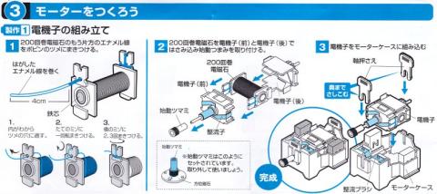 モーター組み立て