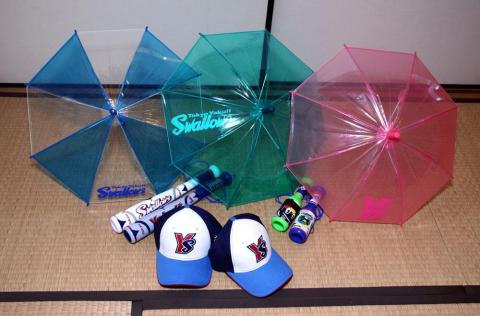 今回入手の応援グッズ