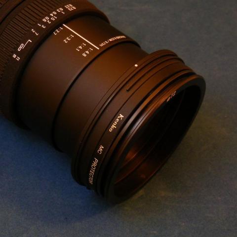 72mmアダプタ取付