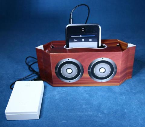 iPod Touchが逆さに入ってます