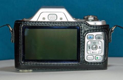 専用革カバー装着