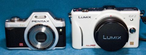 最近購入した GF2とのサイズ比較