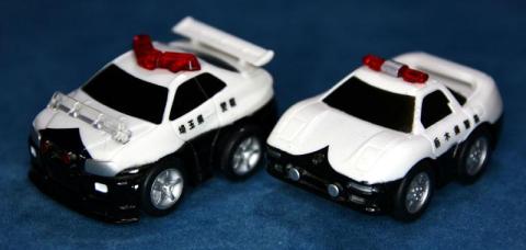 SKYLINE GT-R(R34)高速パトカー、Honda NSX高速パトカー