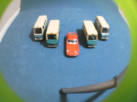 魚眼レンズ使用