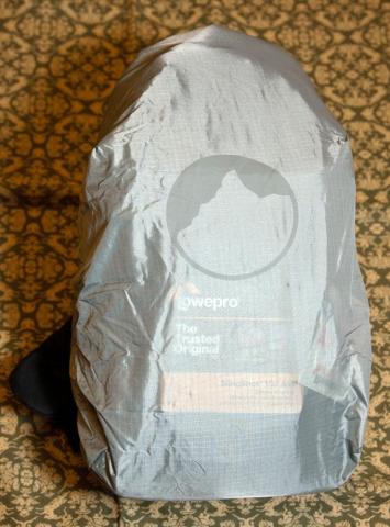 レインカバーを被せた状態