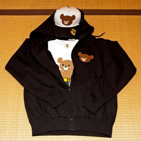 武藤ベアー CAP/ジップパーカー/Tシャツ