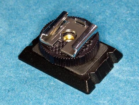 スペアシューにセットしたところ