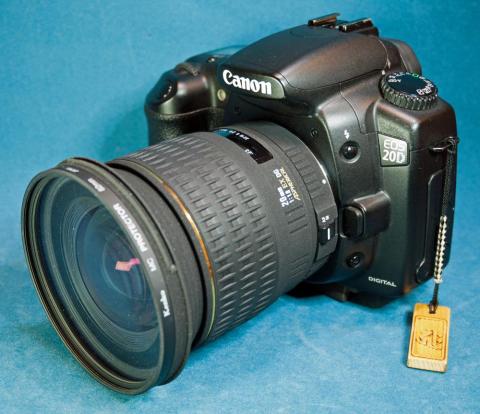 CANON 20Dにセット