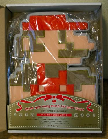 ドットマリオクッション