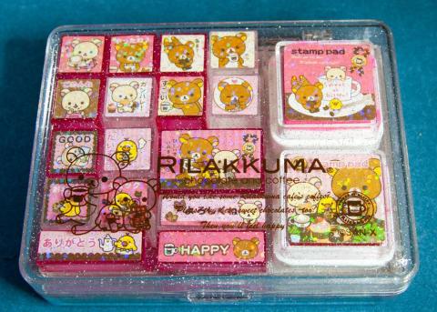 リラックマ スタンプセット chocolate and coffee