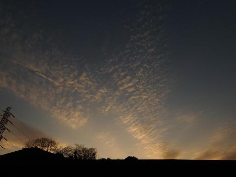 ISO 100、1/320秒、F 6.4、シーンセレクト 夕焼け