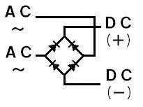 ダイオードブリッジ(引用元は秋月電子)