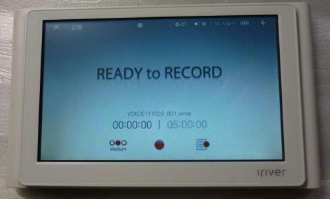録音機能は簡単操作