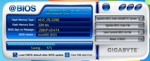 当初のBIOSバージョンはF4だったが....