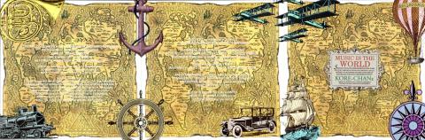 ジャケットは羊皮紙に書かれた地図、のよう。