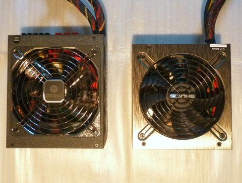 容量3/4の超力2 750W(右)と比べると流石に大きいが...