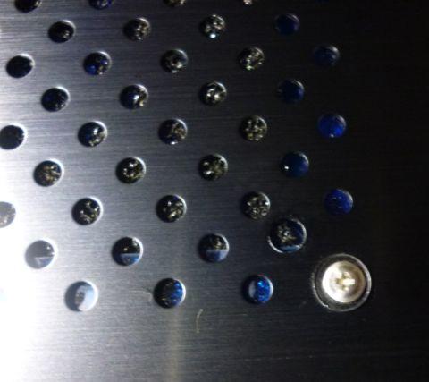 フィルターと枠できちんと流路はコントロールされている