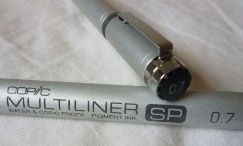 アルミボディのSP、2本とも太さは0.7mm