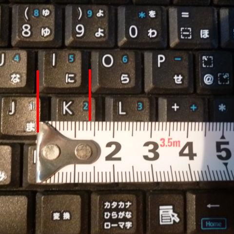 TK-FBP013BKはもともとピッチが細いが...