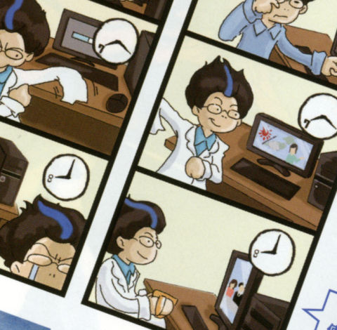 HDD vs SSDの比較マンガ