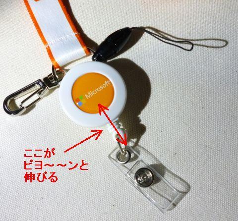 この丸いところがリールになっている