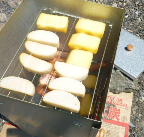 燻煙かけているときに蓋取るとこんな感じ