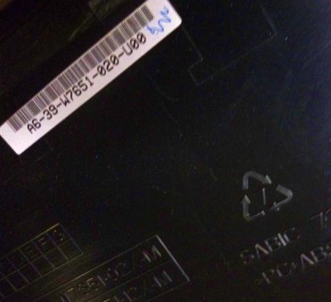 保守パーツらしい書き込み