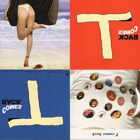 なぜか1stアルバムのジャケットがT-バックにコラージュされてww(左上)