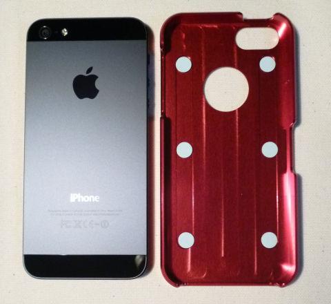 白い丸がクッションつき両面テープ(自分で貼る)