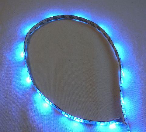 流れるパターン(の一部)の点灯状態。