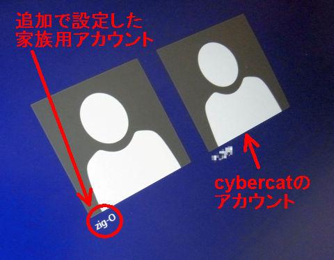 このようにログインアカウントを分けることも可能。