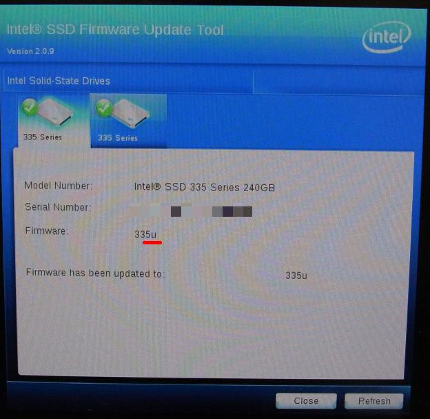 「u」にファームアップ終了!