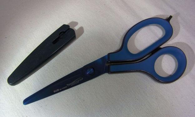 ケースつき。特に刃先がとがっているわけではないケド安心。