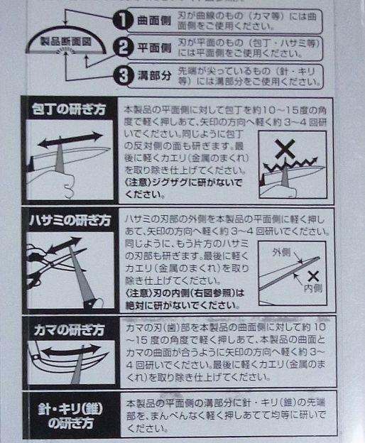 曲面、平面、溝の3つの形状がある。