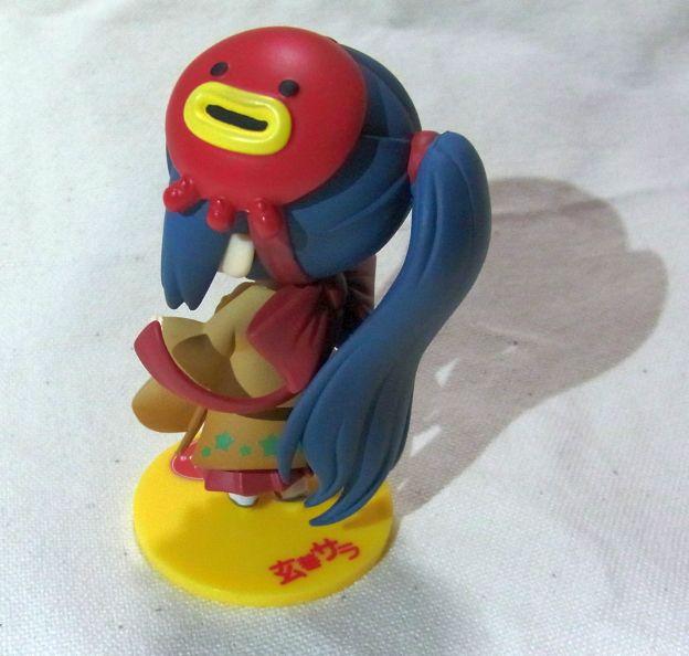 にへらっと笑っているたこさんお面