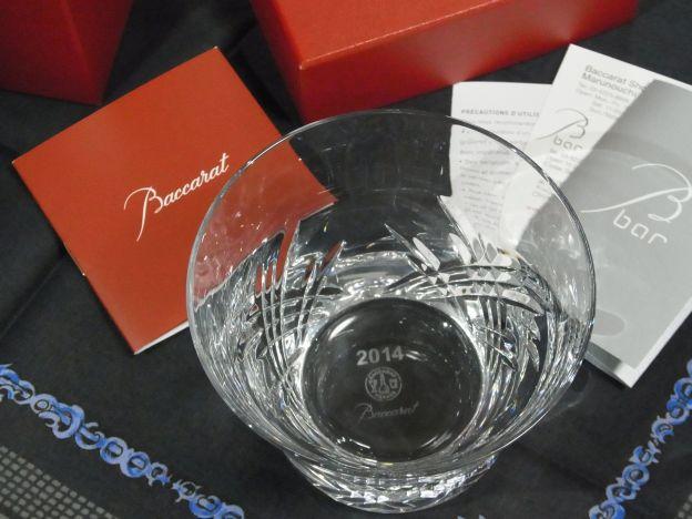 バカラショップ丸の内の正規購入品である印も封入