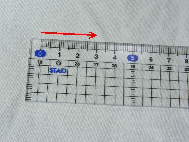 一般的な左始まりの目盛と...