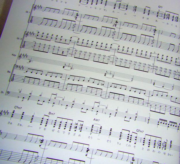 さらに収録曲2曲のタブ譜付きバンドスコアが!